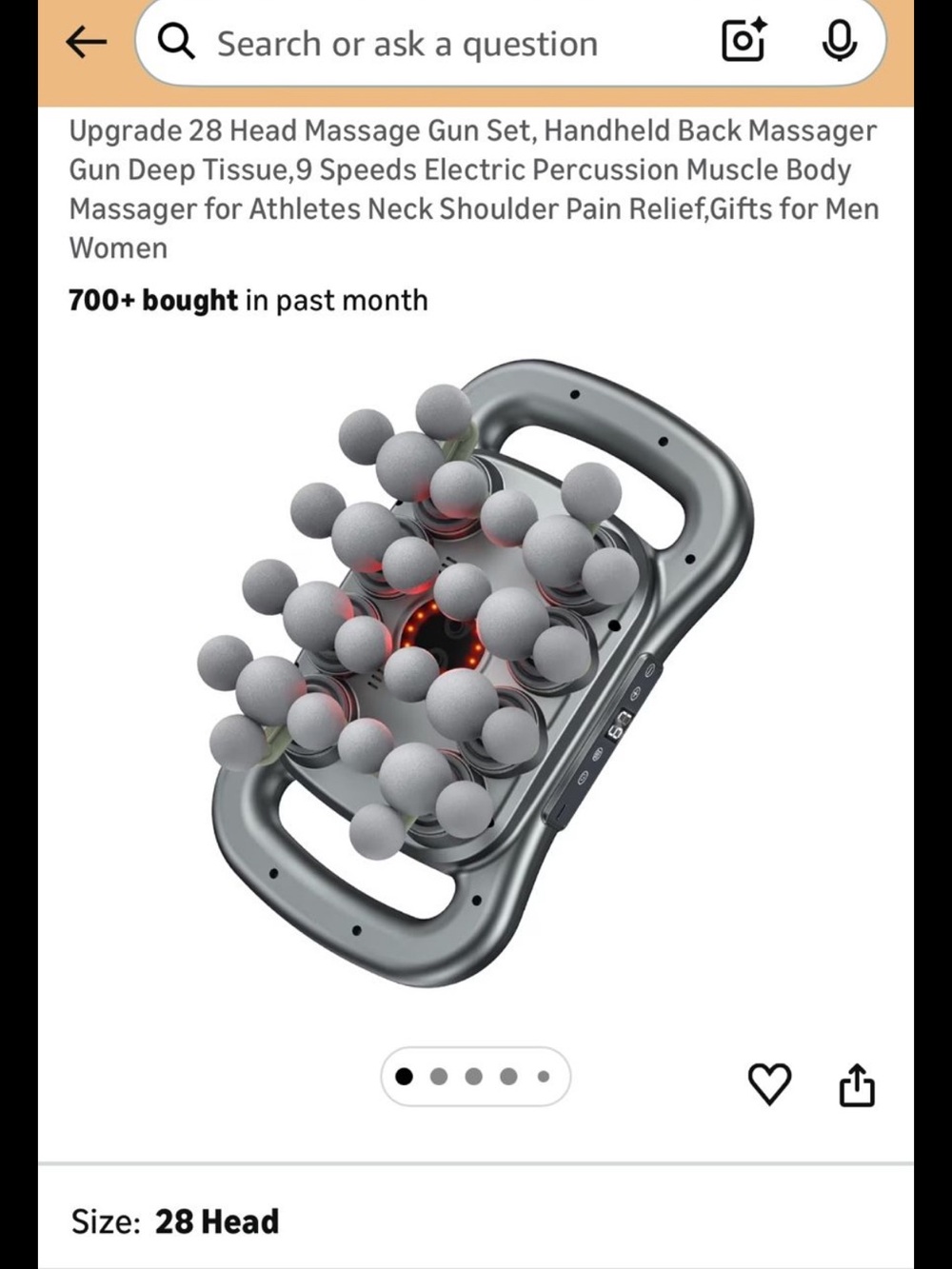 Brand new 28-Head Handheld Percussion Massage